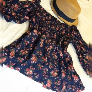 NO comment Women Blouse floral print